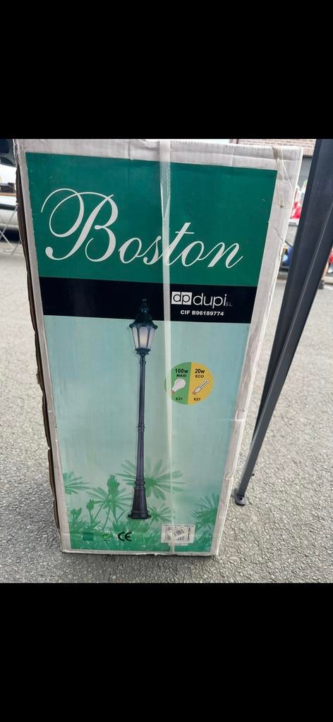 Buitenlamp „Boston” — NIEUW — Nooit geïnstalleerd, Ophalen, Nieuw, Staande lamp