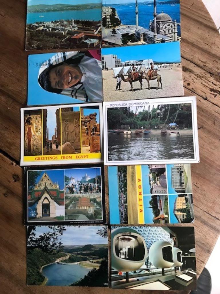 62 Cartes postales de l'étranger avec timbres 1957 - 1975, Enlèvement ou Envoi, Affranchie, Allemagne