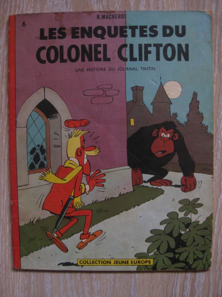 Clifton "Les Enquêtes du Colonel Clifton" Ed.O 1961, Enlèvement ou Envoi, Macherot Raymond, Une BD, Utilisé