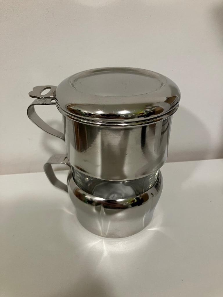 Koffietas  / filter demeyere, Enlèvement ou Envoi, Utilisé, Inox, Autres types