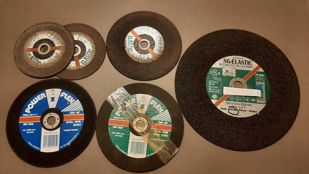 meule, disque de pierre, disque métallique 355, roue de coup, Envoi, Neuf