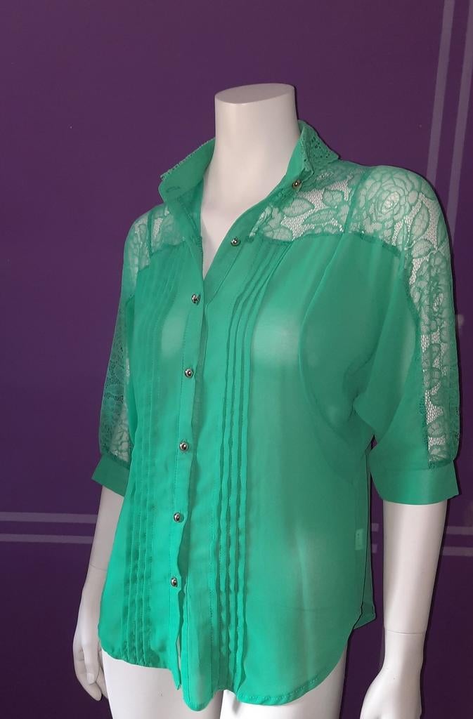 JS hemd/blouse "S/M", Ophalen of Verzenden, Zo goed als nieuw, Maat 36 (S), Jin Shuo