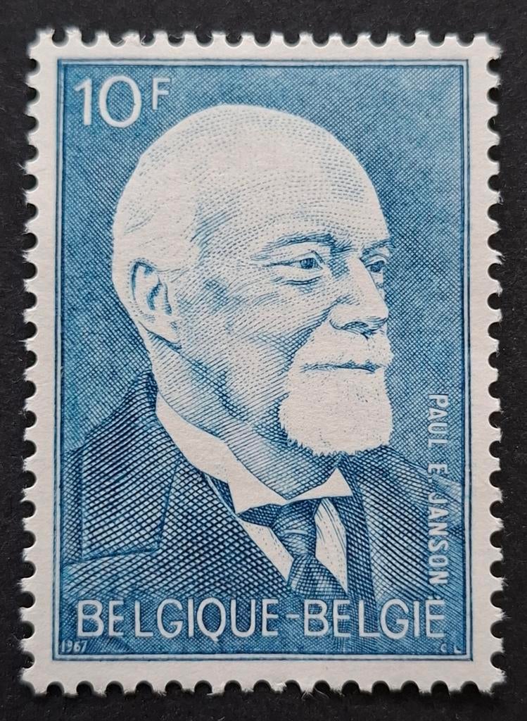 België: OBP 1414 ** Paul-Emile Janson 1967., Postzegels en Munten, Postzegels | Europa | België, Frankeerzegel, Ophalen of Verzenden