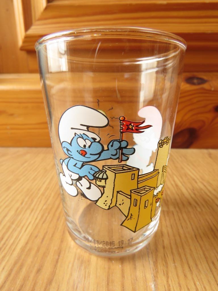 verre les schtroumpfs de 2014, Ophalen of Verzenden, Zo goed als nieuw, Frisdrankglas