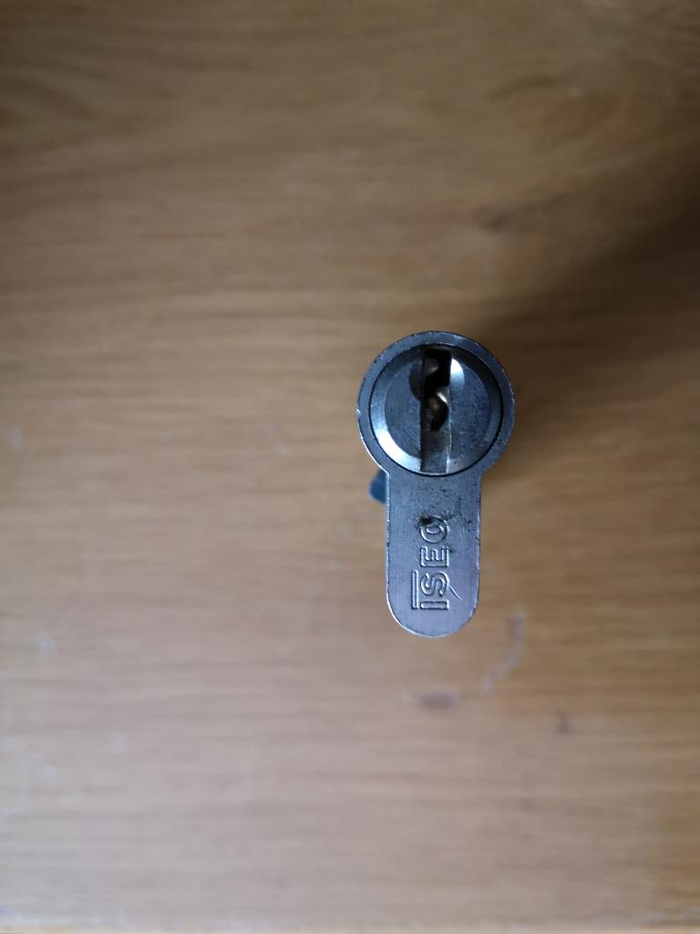 Cilinderslot, Ophalen, Gebruikt, Koper of Messing, Slot