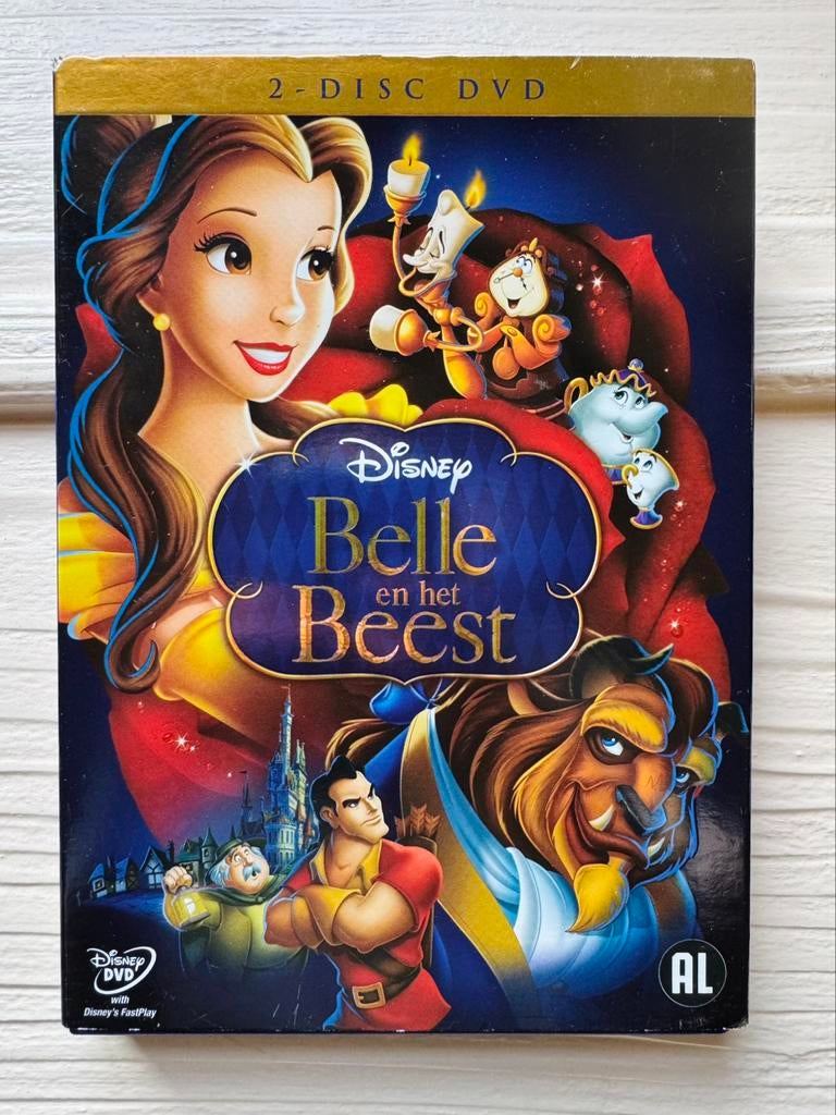 Walt Disney DVD: Belle en het beest, Cd's en Dvd's, Ophalen of Verzenden, Film