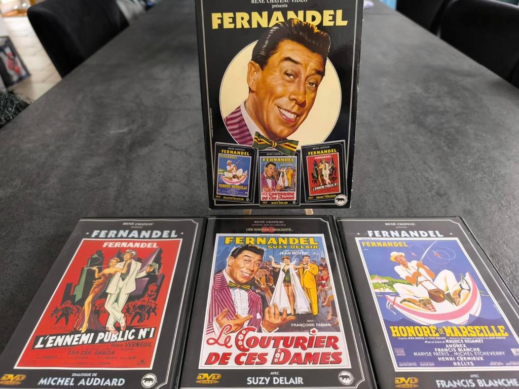 Coffret Fernandel René château, 3 DVD comme neuf, Enlèvement ou Envoi, Comme neuf
