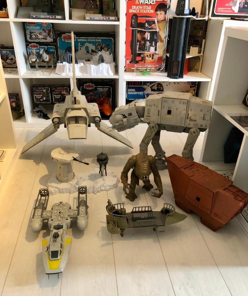 Vintage Star Wars-schepen uit de jaren 80, Verzenden, Gebruikt