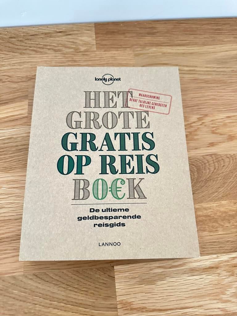 Het grote gratis op reis boek, Livres, Guides touristiques, Lonely Planet, Budget, Comme neuf, Enlèvement