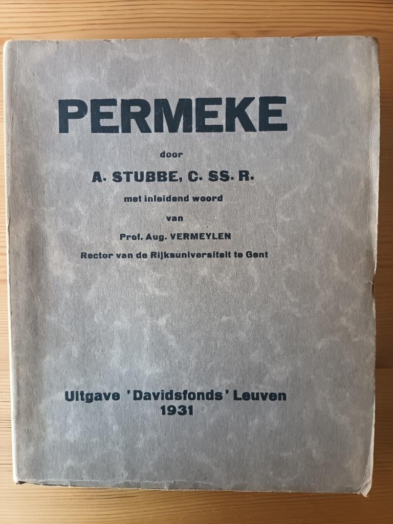 PERMEKE – A. Stubbe (1931, eerste druk, Davidsfonds), Enlèvement ou Envoi