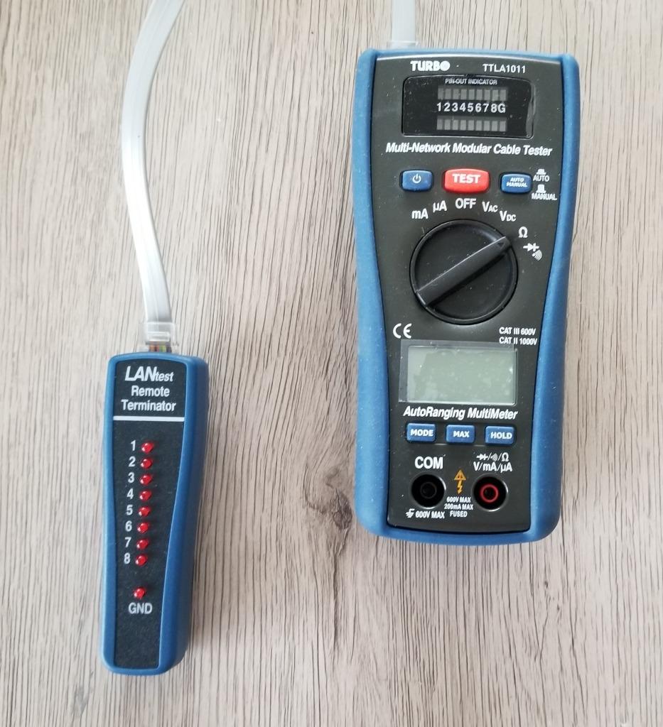 TESTEUR DE CÂBLES MULTI-RÉSEAUX TURBO, Envoi, Neuf, Multimètre