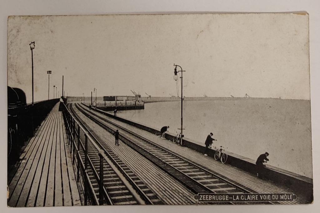 Zeebrugge La Claire Voie du Môle, Verzamelen, Postkaarten | België, Ophalen of Verzenden, Voor 1920, Gelopen, West-Vlaanderen
