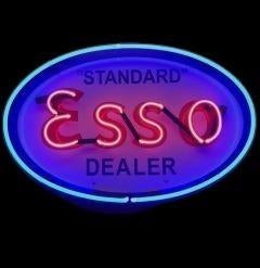 Esso dealer USA decoratie neon en veel andere leuke neons, Ophalen of Verzenden, Nieuw, Lichtbak of (neon) lamp