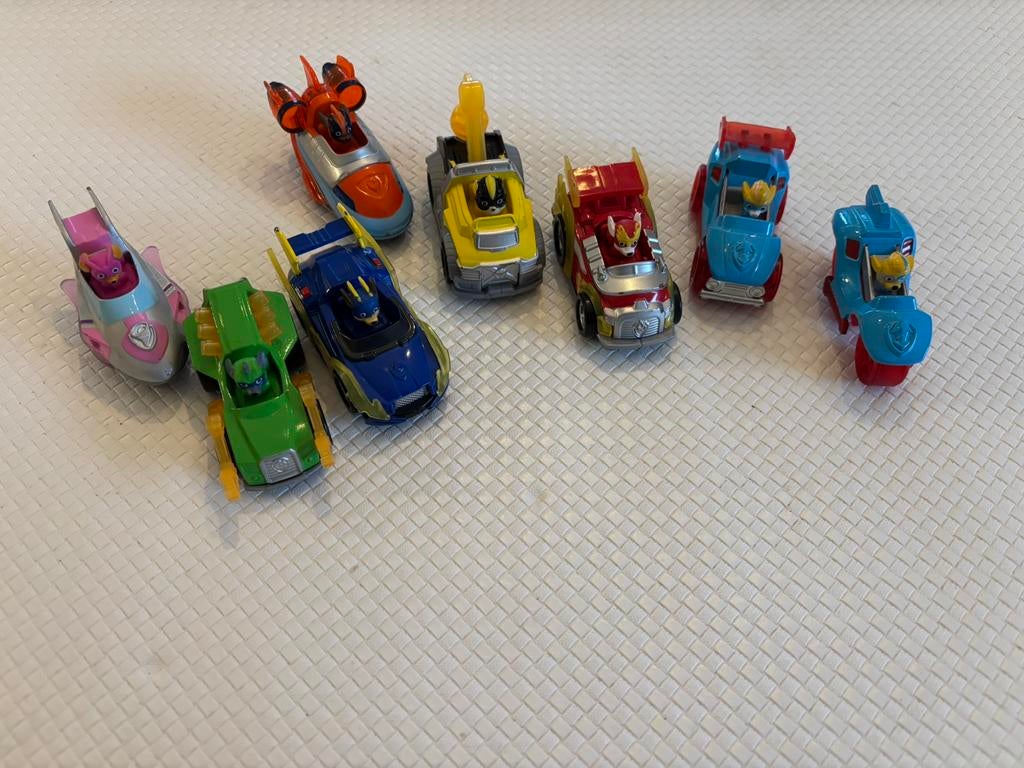 Paw patrol autootjes 8stuks, Verzamelen, Ophalen, Gebruikt