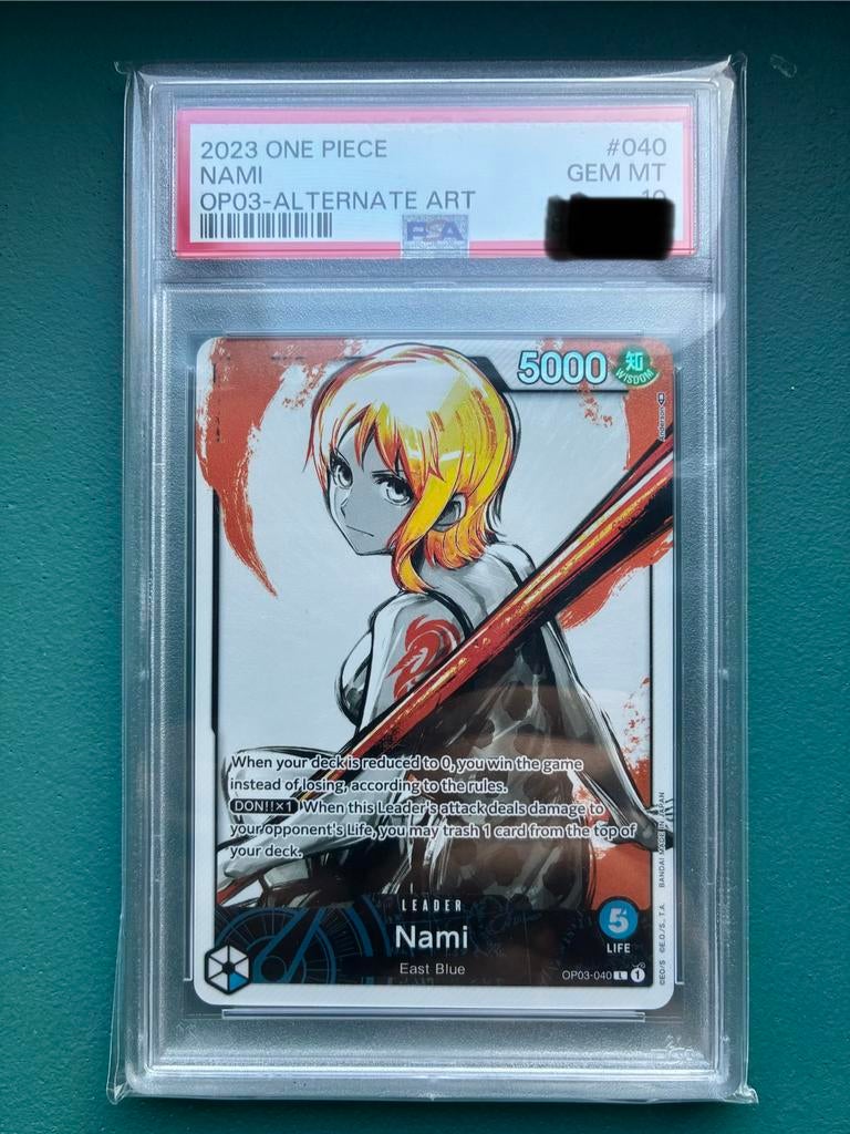 One piece tcg OP03-040 PSA10, Hobby & Loisirs créatifs, Jeux de cartes à collectionner | Autre, Enlèvement ou Envoi, Comme neuf