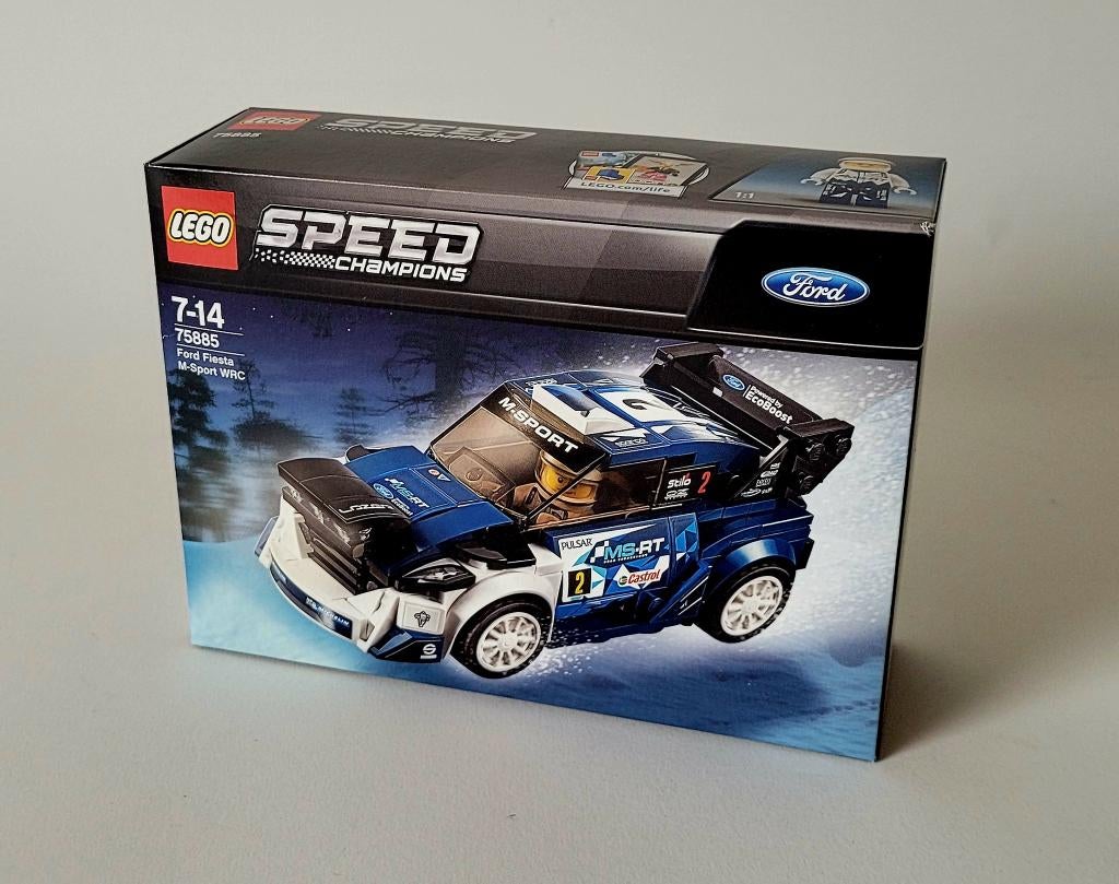 Lego 75885: Ford Fiesta M-Sport WRC Speed Champions MISBAFOL, Ophalen of Verzenden, Nieuw, Complete set, Lego