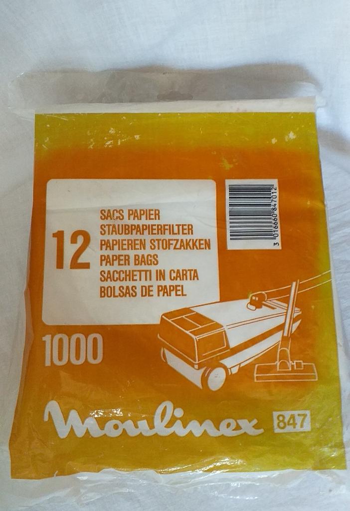 sacs aspirateur Moulinex 1000 (12), Enlèvement ou Envoi, Comme neuf