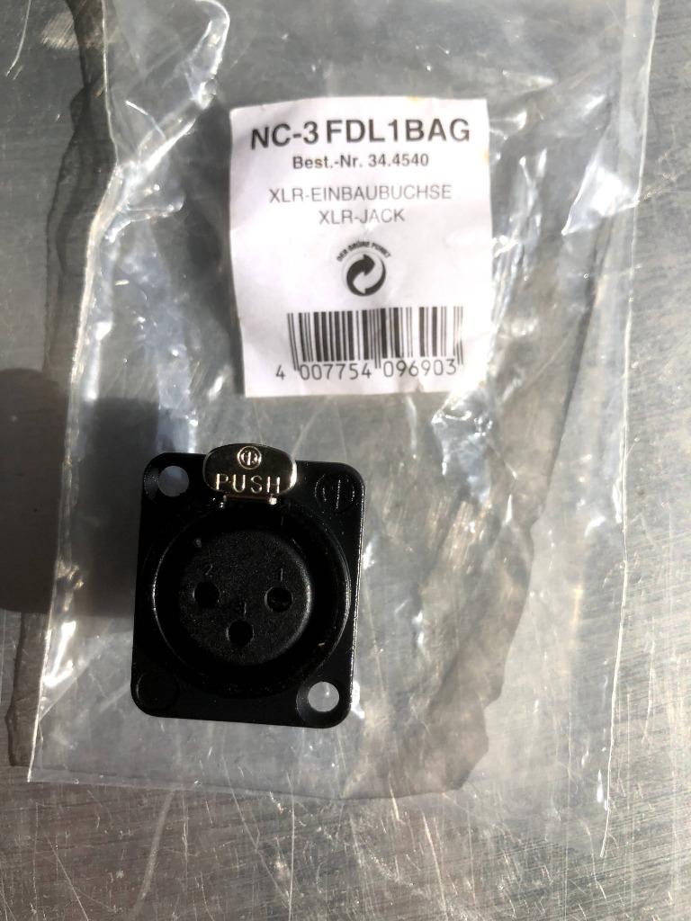 lot 3 pin XLR-terminals female, Ophalen, Nieuw, Apparatuur