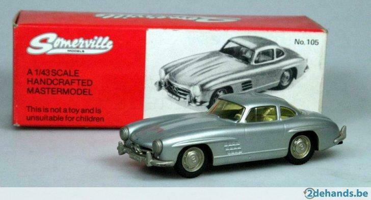 Mercedes 300 SL 1/43 Somerville, Hobby en Vrije tijd, Modelbouw | Auto's en Voertuigen, Nieuw, Auto, Ophalen of Verzenden