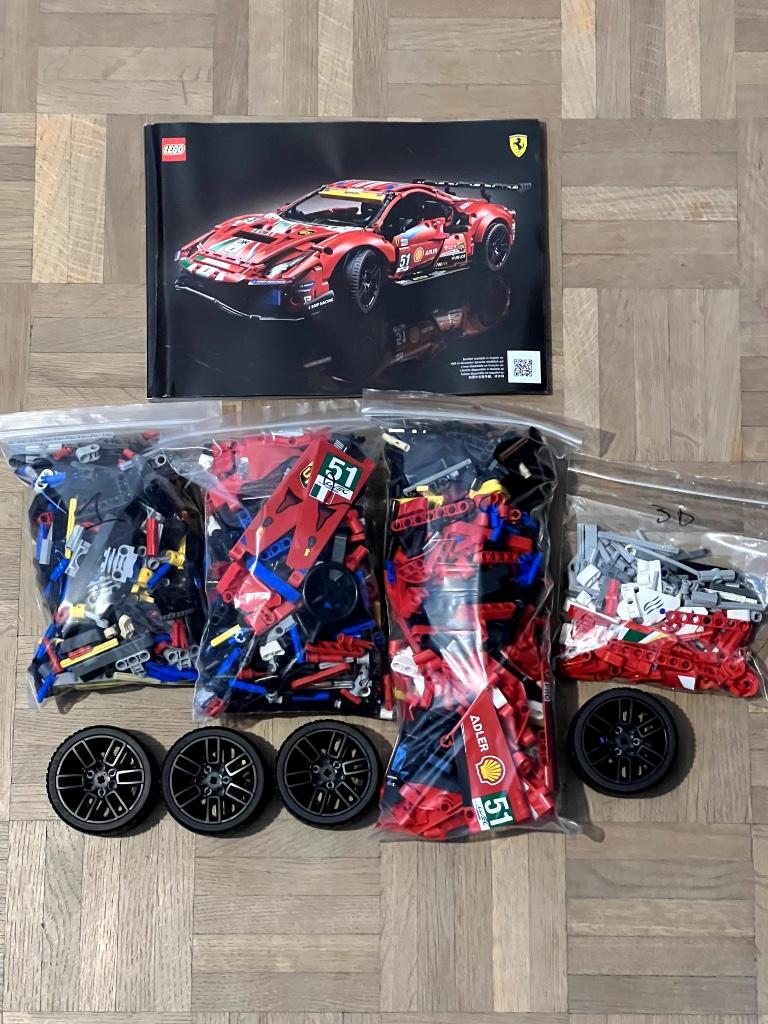 LEGO Ferrari 488 GTE “AF Corse #51” (42125), Ophalen of Verzenden, Gebruikt, Complete set, Lego