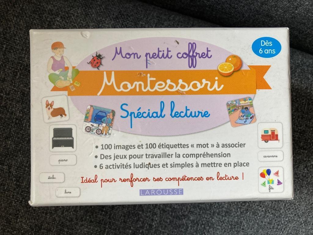 Jeu  pédagogique pour enfant coffret Montessori, Trois ou quatre joueurs, Enlèvement ou Envoi, Comme neuf, Larousse