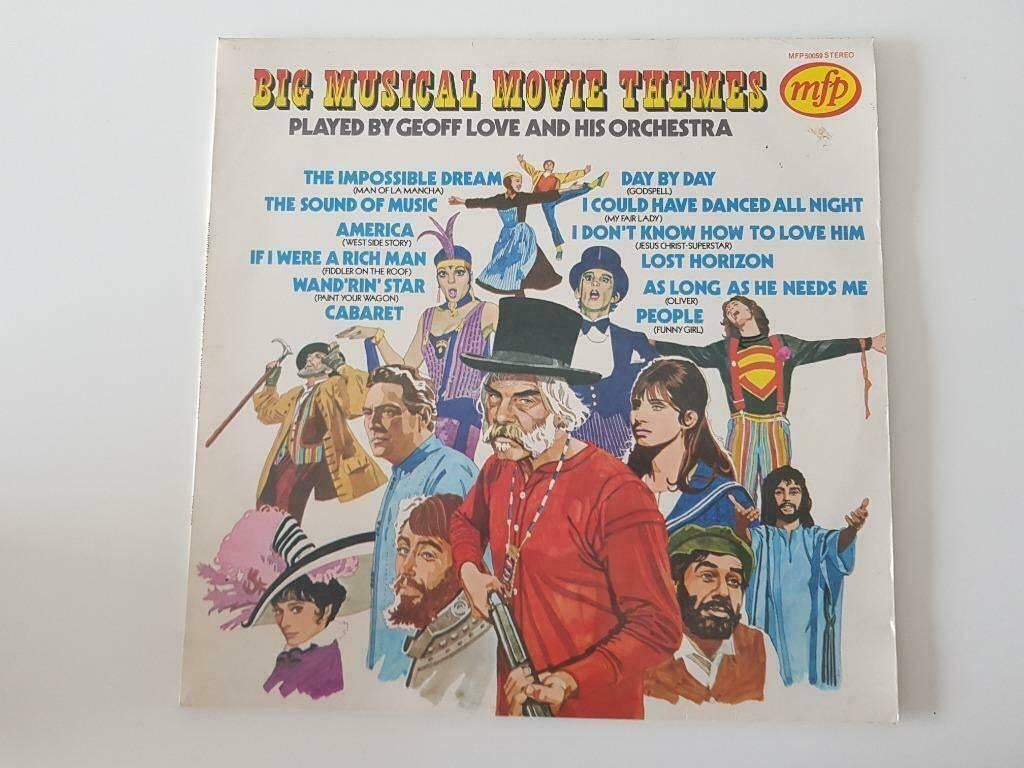 Vinyl LP Soundtrack Filmmuziek Musical Movie Themes Orkest, Cd's en Dvd's, Vinyl | Filmmuziek en Soundtracks, 12 inch, Ophalen of Verzenden