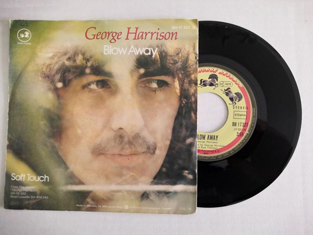 GEORGE HARRISON - Blow away (45t), Cd's en Dvd's, Vinyl Singles, Ophalen of Verzenden, Zo goed als nieuw, Pop