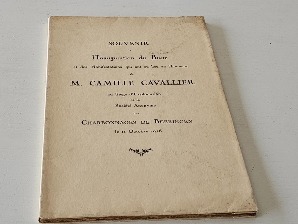 souvenir de l'inauguration du buste m. camille cavallier 192, Enlèvement ou Envoi