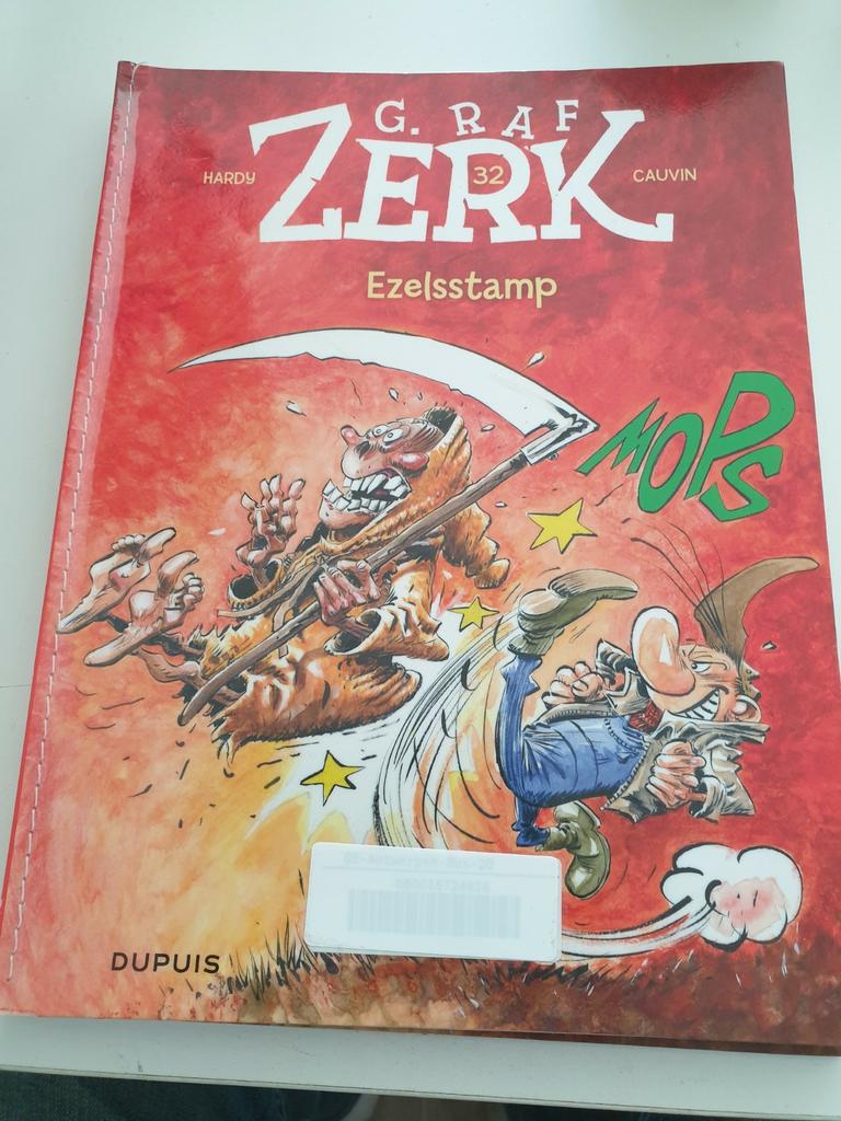 Raoul Cauvin - G.raf Zerk 32. Ezelsstamp ZELDZAAM, Ophalen of Verzenden, Gelezen, Raoul Cauvin