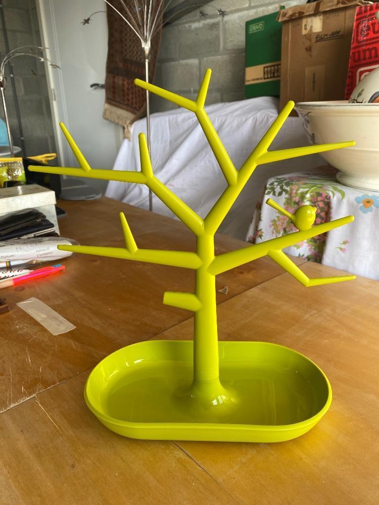 Juwelenhouder in boomvorm met vogeltje, Handtassen en Accessoires, Ophalen, Overige materialen, Nieuw, Bloem of Plant