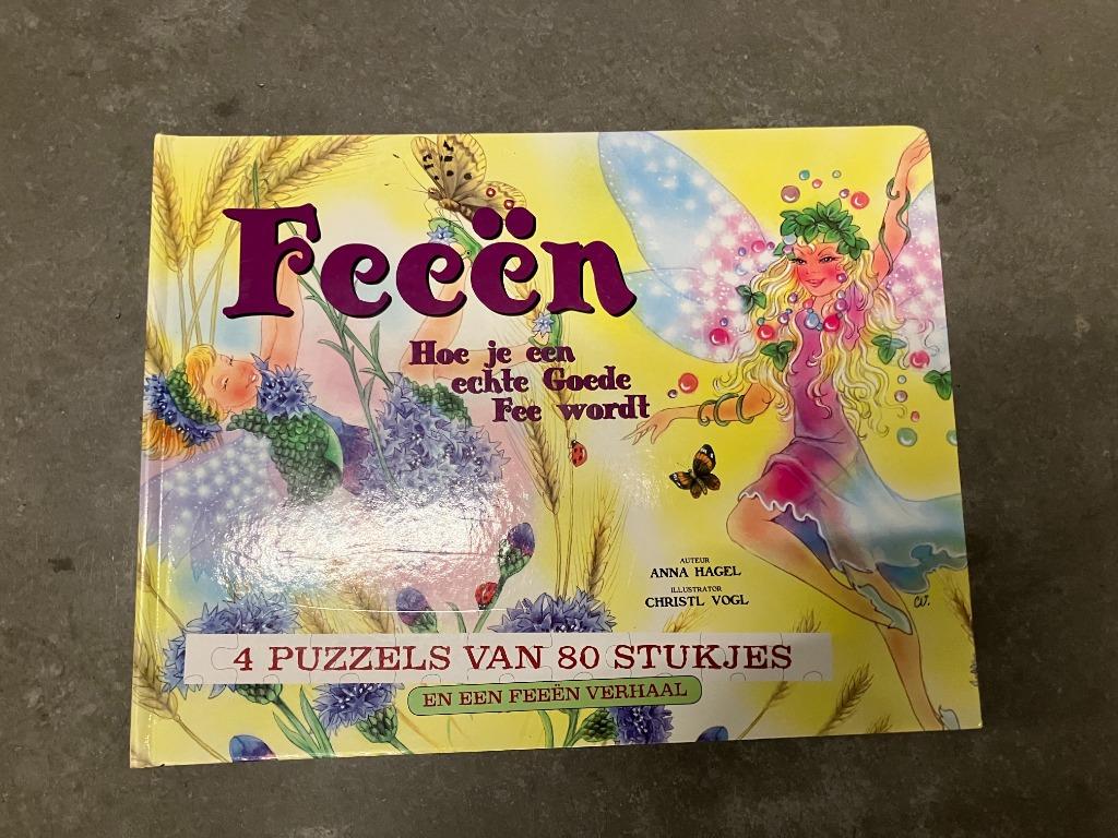 Feeën puzzelboek, Hobby en Vrije tijd, Denksport en Puzzels, Ophalen of Verzenden, Zo goed als nieuw, Puzzelboek