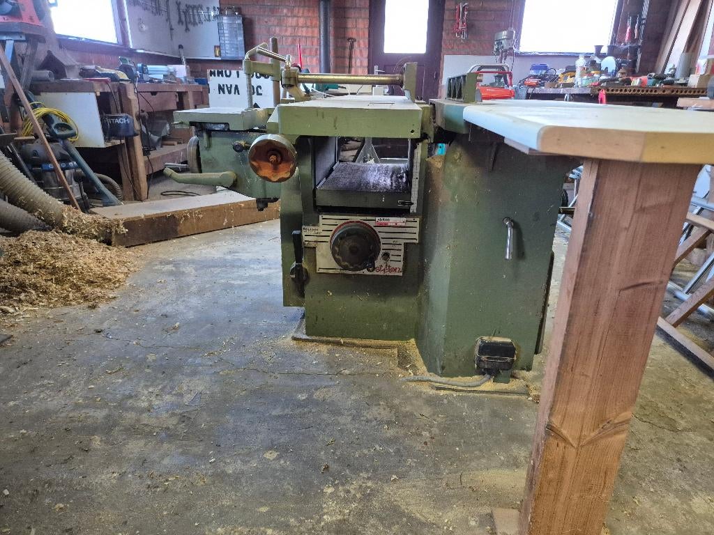 Machine à travailler le bois (« combinée ») STETAN, Articles professionnels, Enlèvement