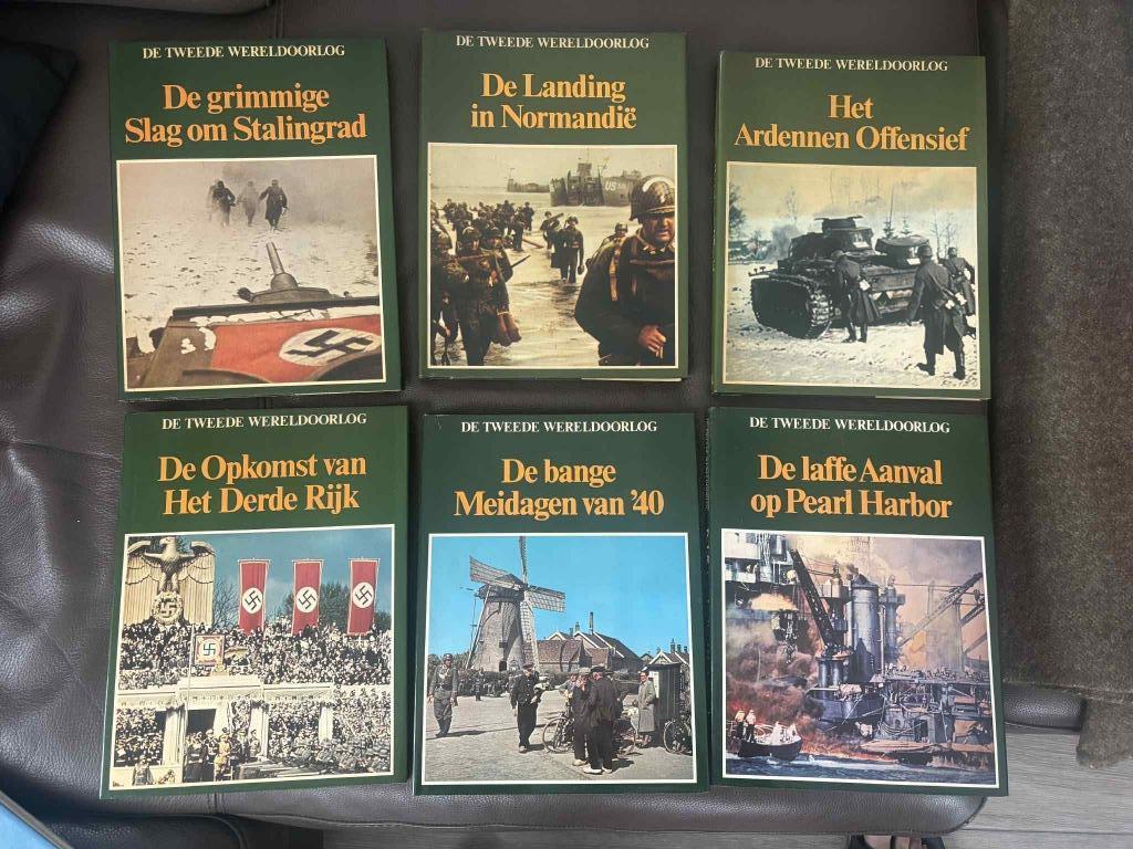 De Tweede Wereldoorlog - 6 boeken A4, Boeken, Ophalen of Verzenden, Lekturama, Algemeen, Tweede Wereldoorlog