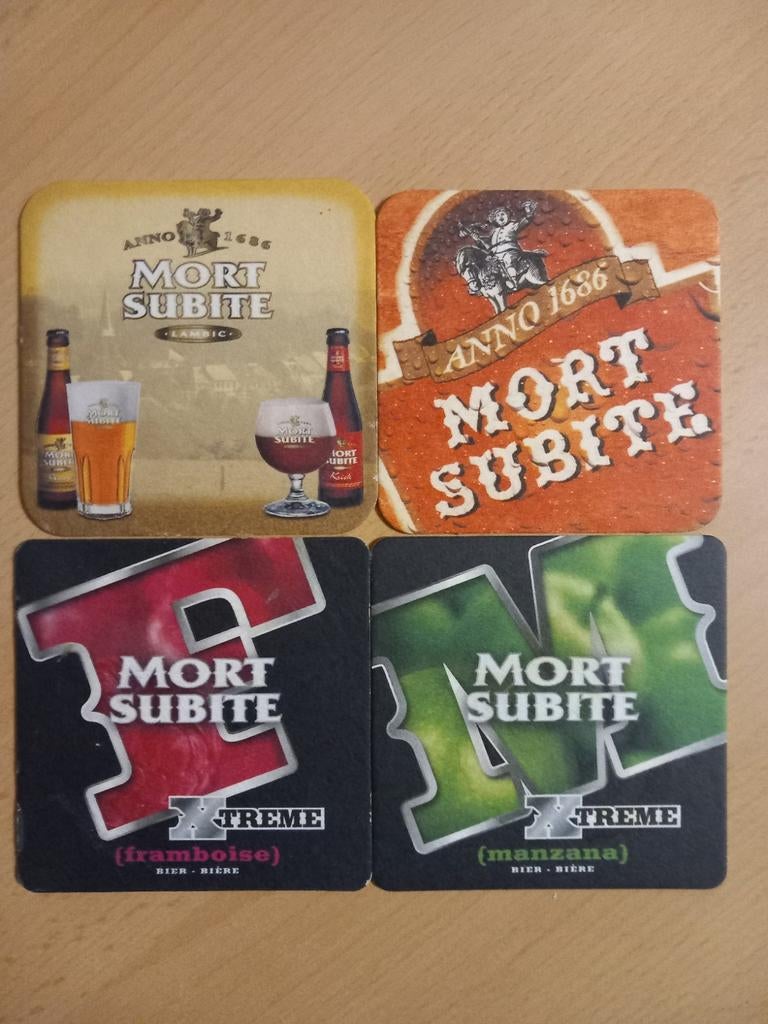 Bierviltjes Mort Subite (534), Verzamelen, Ophalen of Verzenden