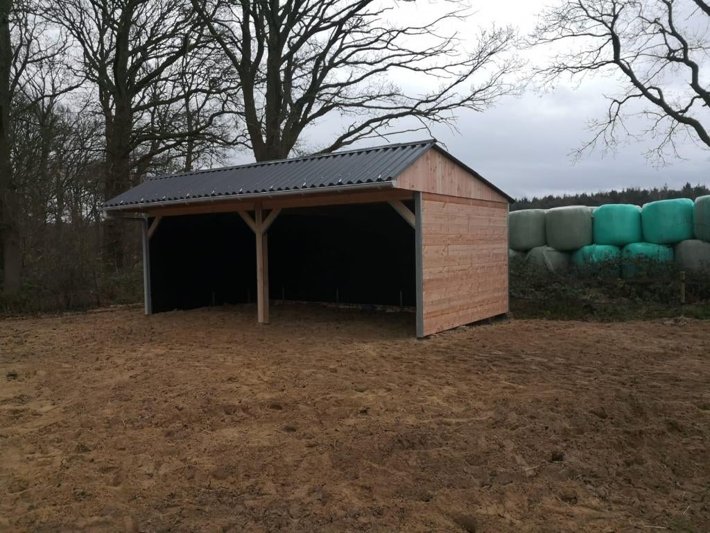 schuilstallen dubbelwandig, Dieren en Toebehoren, Weidegang, 2 of 3 paarden of pony's