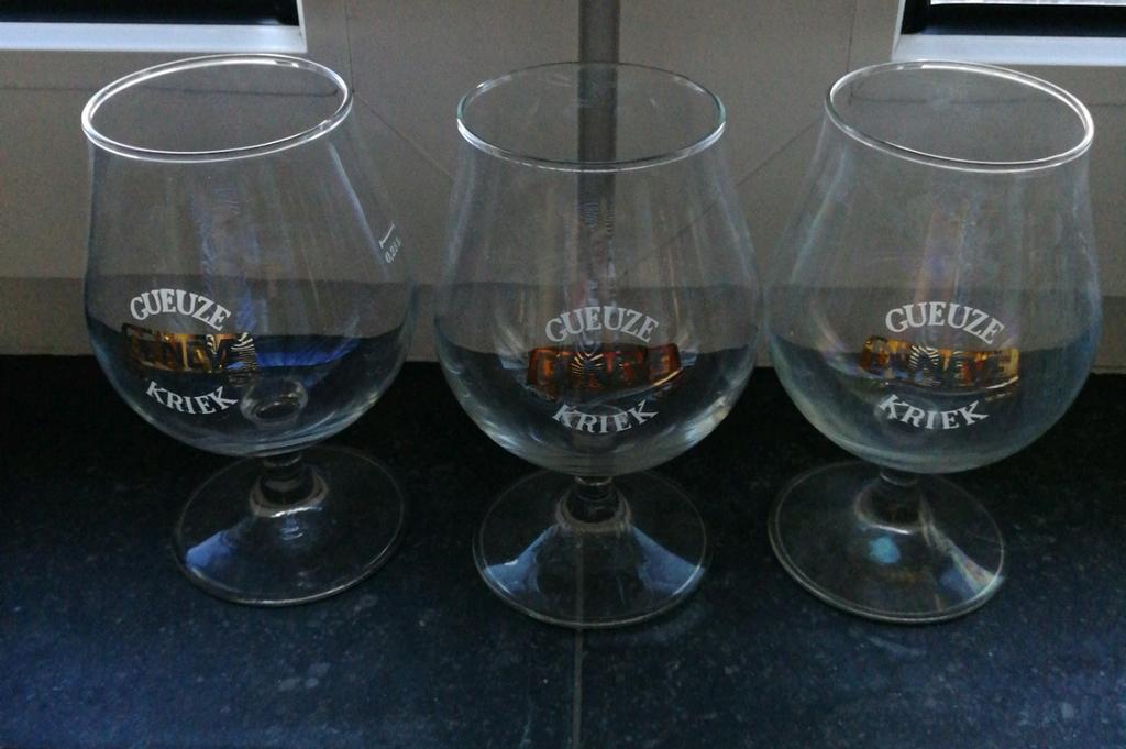 Gueuze Kriek lot 3 de 0,25, Enlèvement, Neuf, Verre à bière