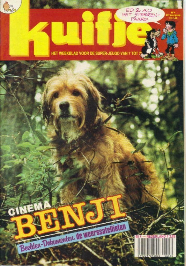 Weekblad Kuifje van 19-1-1988 , 43ste Jaargang, Nummer 4, Gelezen, Europa, Ophalen of Verzenden, Meerdere comics