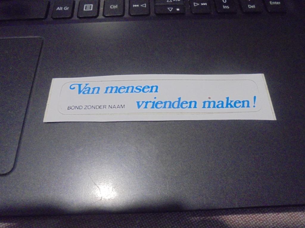Bond zonder naam - van mensen vrienden maken, Verzamelen, Ophalen of Verzenden, Gebruikt, Overige typen