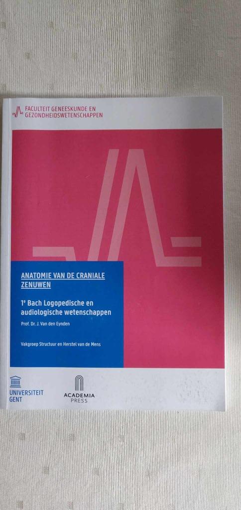 Anatomie van de craniale zenuwen, Ophalen of Verzenden, Zo goed als nieuw, Overige niveaus, Acco