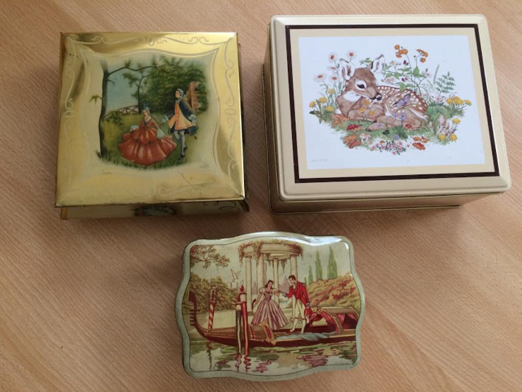 Blikken dozen (2), Collections, Boîte en métal, Utilisé, Enlèvement ou Envoi
