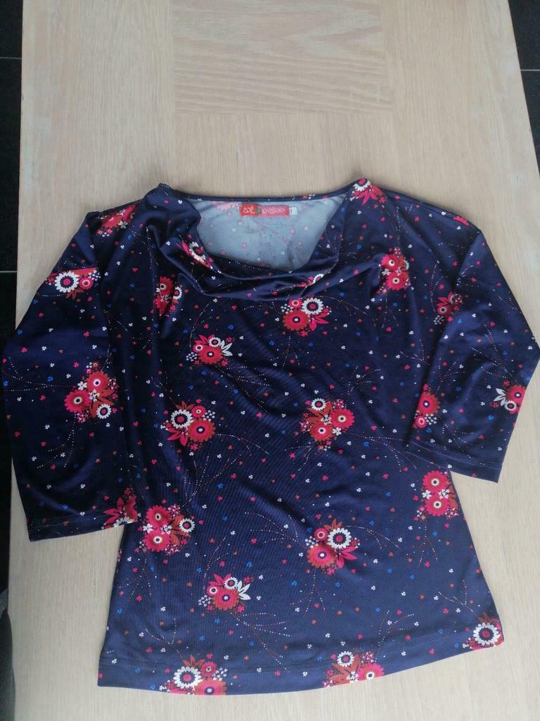 Chemisier fleurs Zoë Loveborn S, Enlèvement ou Envoi, Taille 36 (S), Comme neuf, Zoë Loveborn