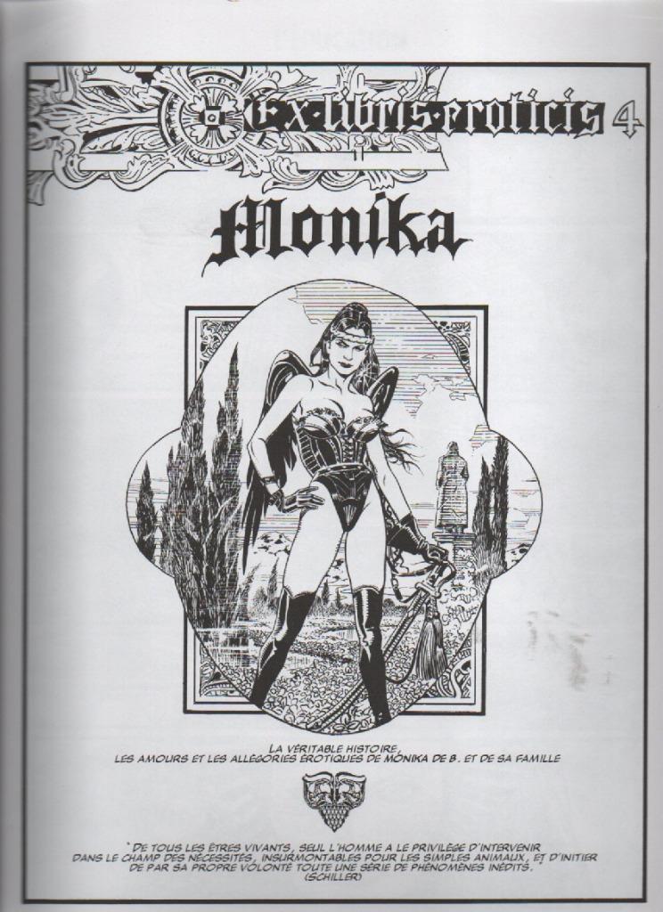 ROTUNDO - Ex-Libris Eroticis n 4 - MONIKA ( BD ), Enlèvement ou Envoi, Une BD, Comme neuf, Massimo ROTUNDO