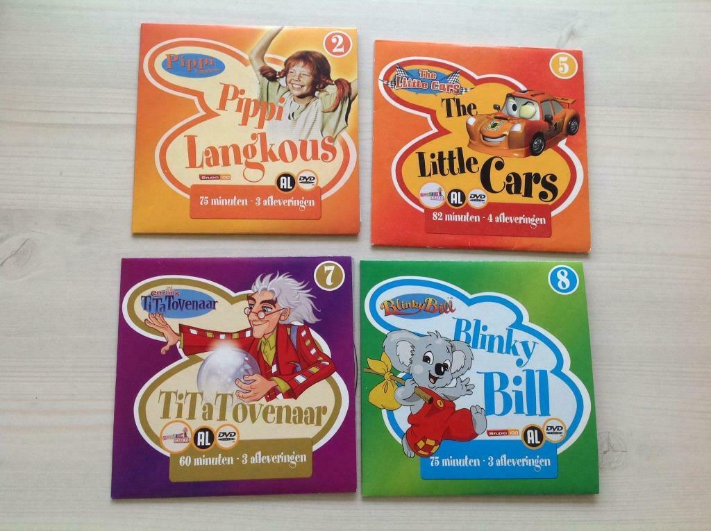 DVDs Pippi Langkous - The Little Cars - TitaTovenaar - Blink, Ophalen