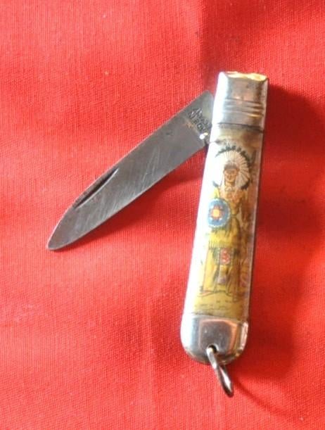 canif vintage decor indien, Ophalen of Verzenden, Gebruikt