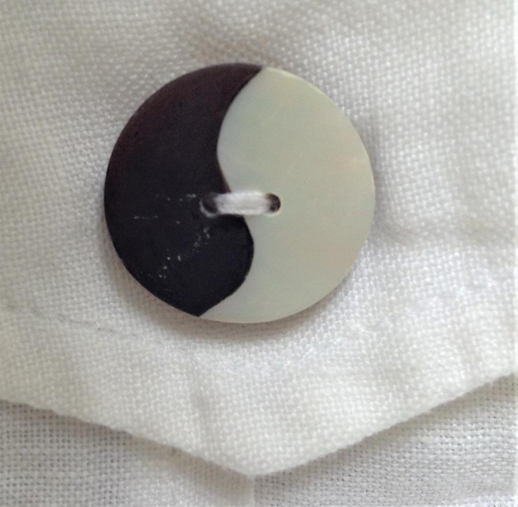 Artisanale knopen **NIeuw** Yin-Yang, Hobby en Vrije tijd, Ophalen of Verzenden, Zo goed als nieuw, Knoop of Knopen