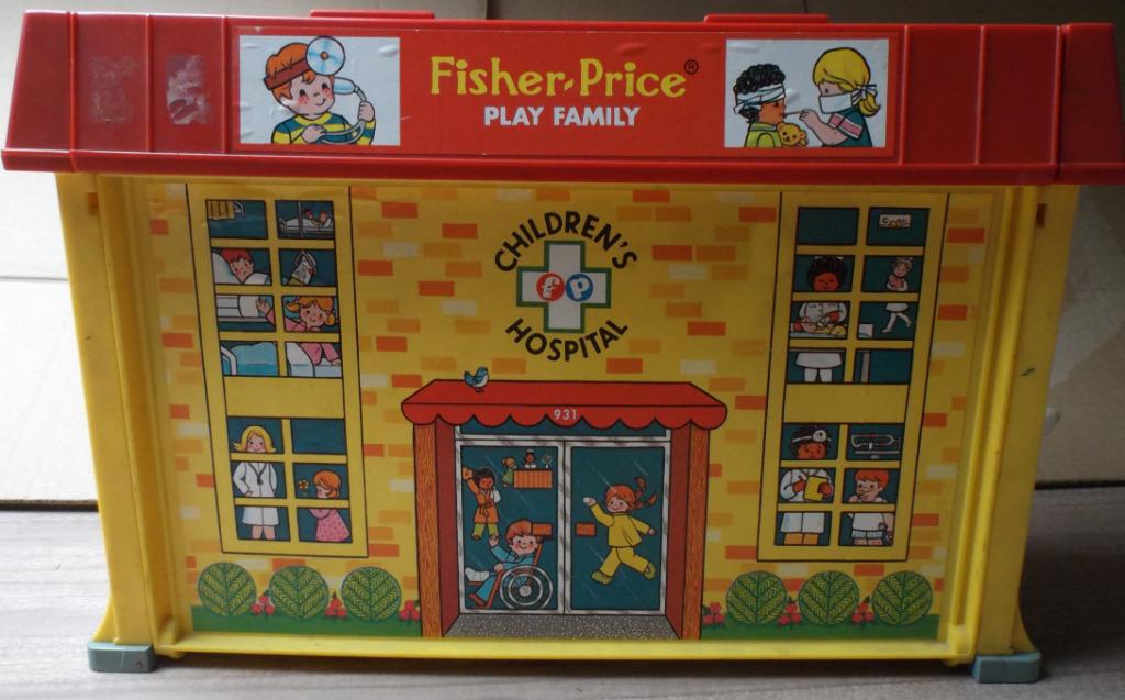 Children's Hospital - Fisher-Price #931 (1976), Enlèvement, Utilisé, Set de jeu, Sonore