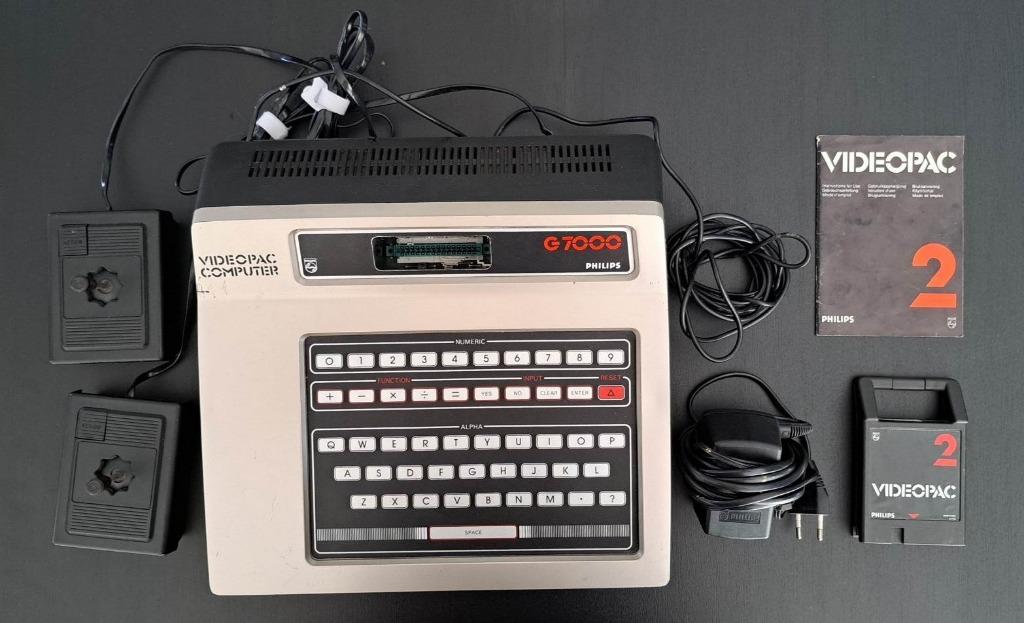 PHILIPS VideoPac Computer G7000 met cartridge 2, Ophalen of Verzenden, Gebruikt