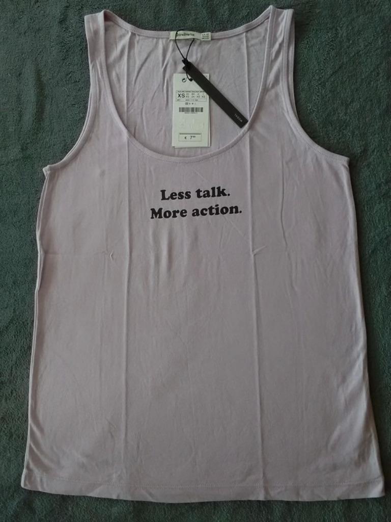 Stradivarius lila mouwloos t-shirt maat XS NIEUW, Kleding | Dames, Paars, Nieuw, Ophalen of Verzenden, Zonder mouw
