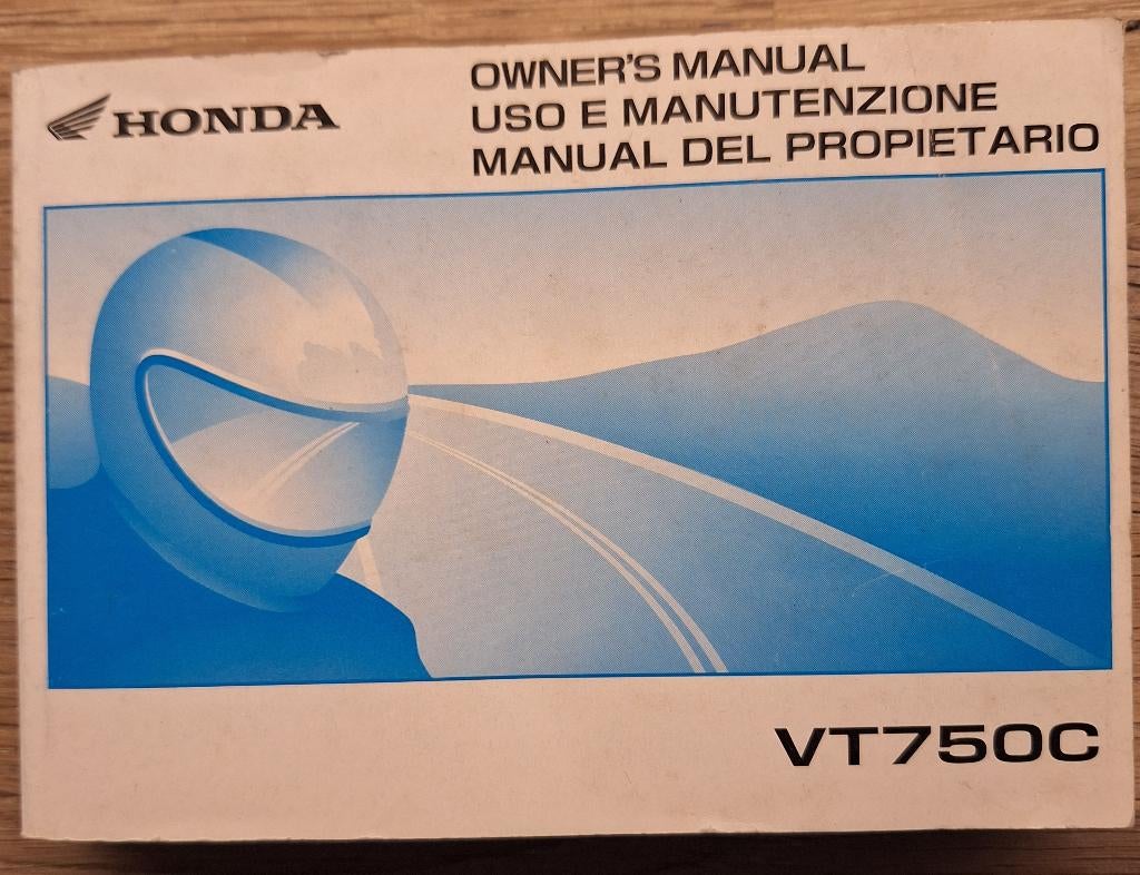 Originele Honda VT750C Gebruikershandleiding, Motoren, Ophalen of Verzenden, Honda