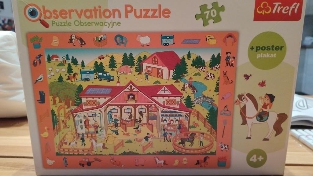 puzzel 70stuks, Kinderen en Baby's, Speelgoed | Kinderpuzzels, Ophalen of Verzenden, Meer dan 50 stukjes, Gebruikt, 4 tot 6 jaar